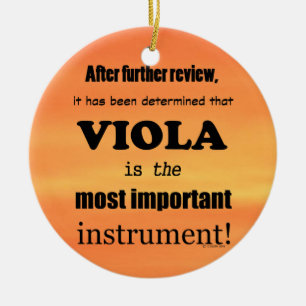 Viola belangrijkste instrument keramisch ornament
