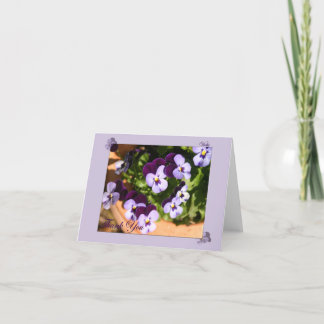 Viola carte de remerciements ola