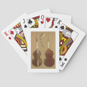 Viola da Gamba, of bass viol, door Joachim Tielke Pokerkaarten