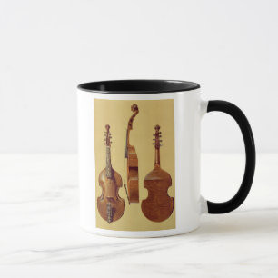 Viola d'Amore, 18e eeuw, uit 'Musical Instrum' Mok
