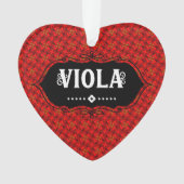Viola Embleem Ornament (voorkant)