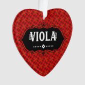 Viola Embleem Ornament (voorkant)