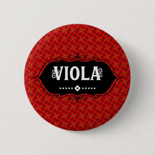 Viola Embleem Ronde Button 5,7 Cm