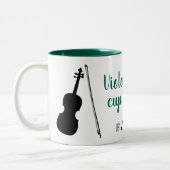Viola est ma coupe de thé (vert) Mug (Gauche)