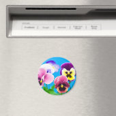 Viola fleurs Magnet (In Situ (Lave-vaisselle))