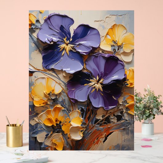 Viola - Floral Impasto (Mariage)