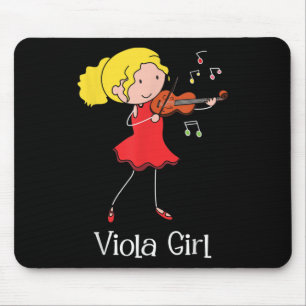 Viola Girl - Violist Symphony Band Jazz Music Love Muismat
