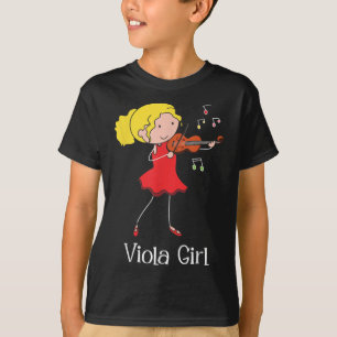Viola Girl - Violist Symphony Band Jazz Music Love T-shirt