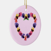 Viola Hart Keramisch Ornament (Rechts)