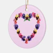 Viola Hart Keramisch Ornament (Links)