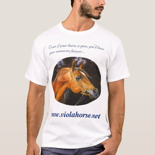 Viola Horse T-shirt (Voorkant)