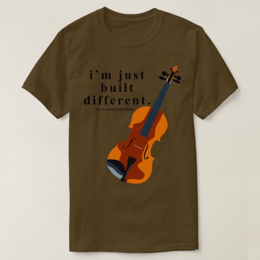 Viola Im is net anders gebouwd T-shirt (Design voorkant)