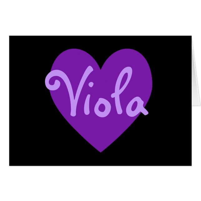 Viola in het Paars (Voorkant Horizontaal)