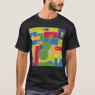 Viola Kleurblokken T-shirt
