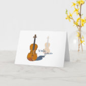 Viola Lover Kaart (Gele Bloem)