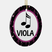 Viola Music Kerstorchestra Ornament (Rechts)