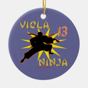 Viola Ninja Keramisch Ornament