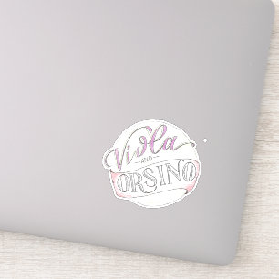 Viola + Orsino Sticker