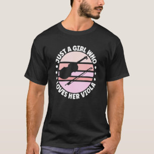 Viola Player Apparel Violinist Instrument for Wome T-shirt