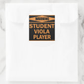 Viola Player Ronde Sticker (Tas)