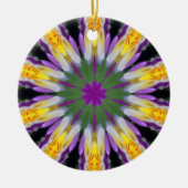 Viola-sierent Keramisch Ornament (Voorkant)