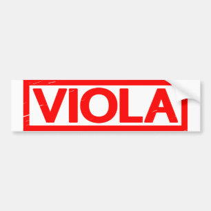 Viola Stamp Bumpersticker