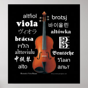 Viola vertaling poster