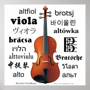 Viola vertaling poster