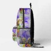 Viola Violas Paarse Waterverf meisjes rugzak (Rechts)
