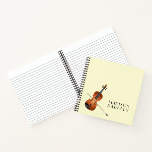 Viola Violin Music Teacher Musician Notitieboek