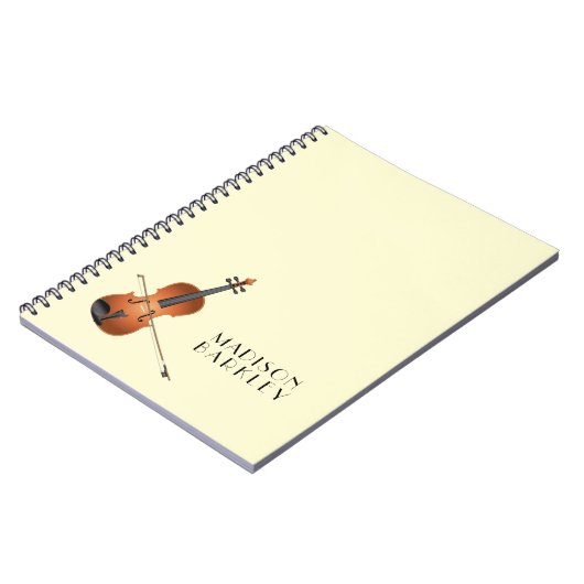 Viola Violin Music Teacher Musician Notitieboek (Linkerzijde)