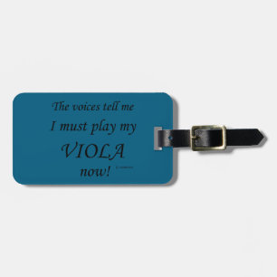 Viola Voices zegt dat hij moet spelen Bagagelabel