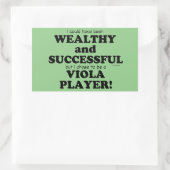 Viola Wealthy & Réussite Sticker Rectangulaire (Sac)