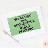 Viola Wealthy & Réussite Sticker Rectangulaire (Enveloppe)