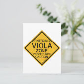 Viola Zone invoeren Briefkaart (Staand voorkant)