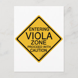 Viola Zone invoeren Briefkaart