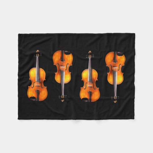 Violas Fleece Blanket (Voorkant (Horizontaal))