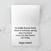 Violas Large Font Easter Kaart (Binnen)