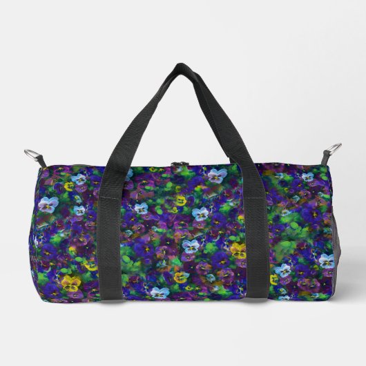 Violas [paars] Duffle Tas & meer opties (Voorkant)