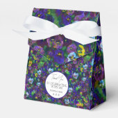 Violas [paars] Speciale cadeautentoonstelling met  Bedankdoosjes (Voorkant Zijde)