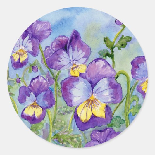 "Violas" Sticker (Voorkant)