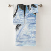 Violation de baleine d'orque d'aquarelle (En situation)