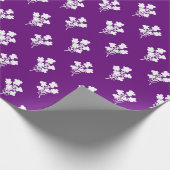 Violet Abstract patroonpapier Cadeaupapier (Hoek)