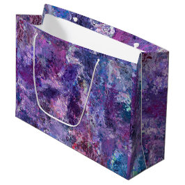 Violet abstractie groot cadeauzakje