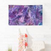 Violet abstractie spandoek (Insitu)