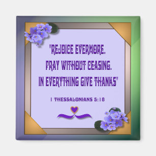 Violet africain ~ Magnet