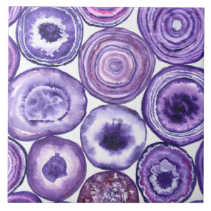 Violet-agatpatroon Tegeltje