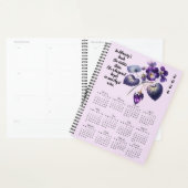 Violet & Améthyste Verset de février – 2026 Année (Devant avec enveloppe)