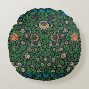 Violet and Columbine, William Morris Rond Kussen