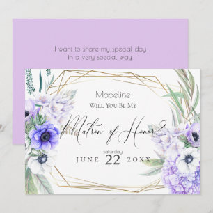 Violet Anemones zal je mijn matroos van eer zijn Kaart